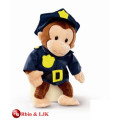 OEM de diseño de la policía de peluche de peluche